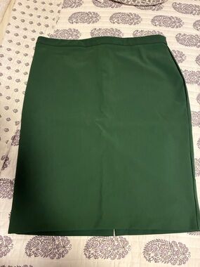 Nicole Miller Green Pencil Skirt